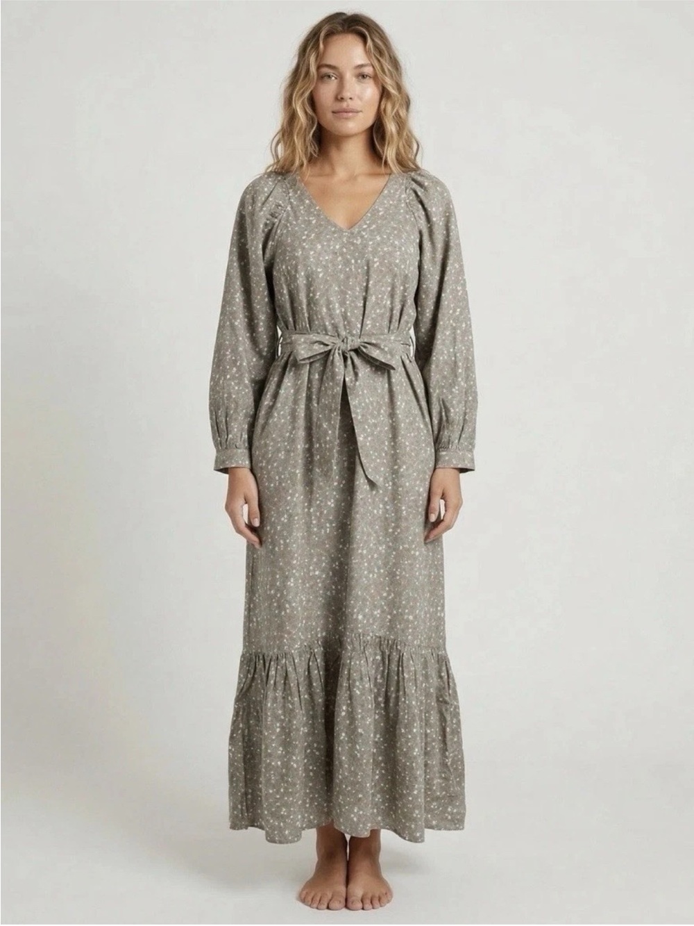 Mirth Handmade Edition Montreal Dress Mocha Berry Print